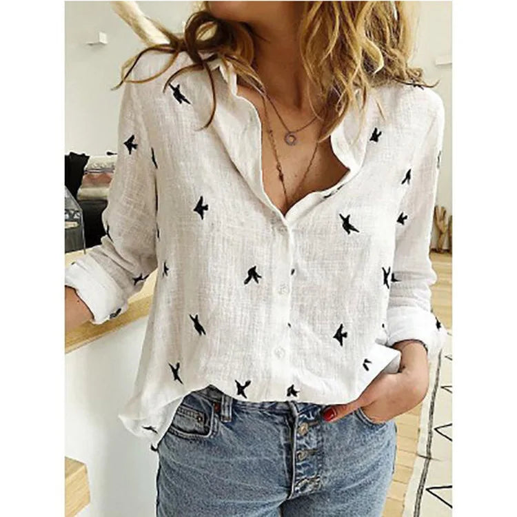 Loose Linen Blouse